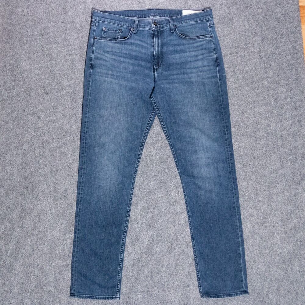 Rag & Bone Fit 2 Slim Jeans Men's 38x32 Marauder Medium Wash Blue Denim Stretch